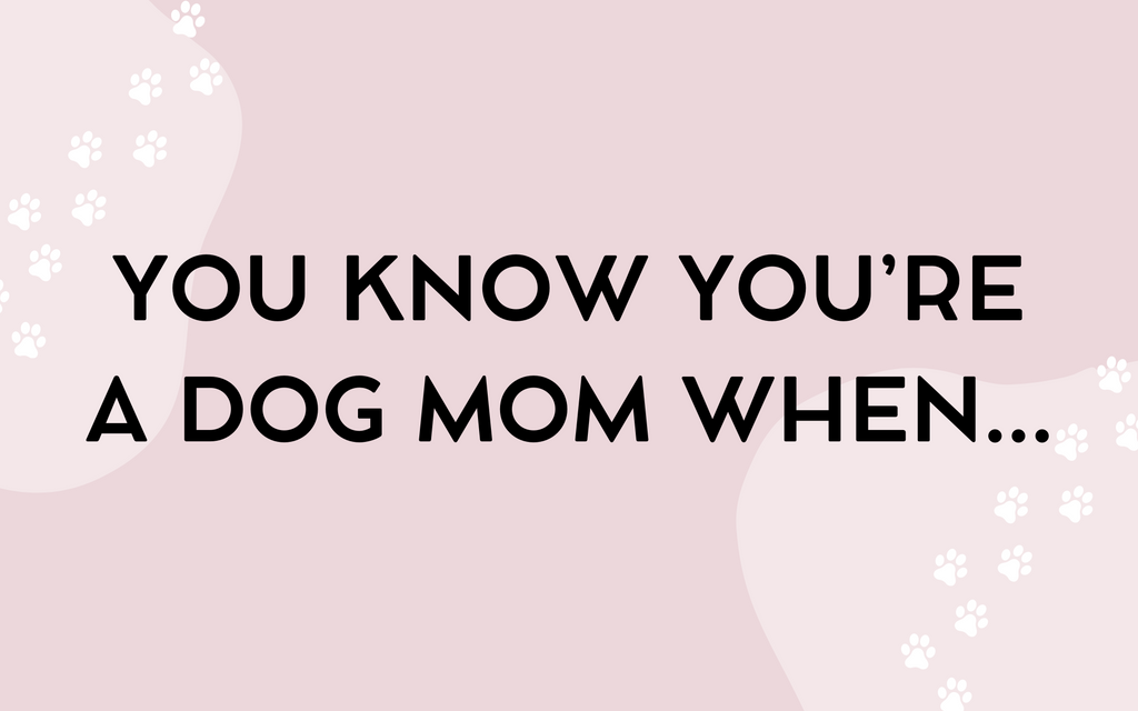 You Know You're A Dog Mom When...