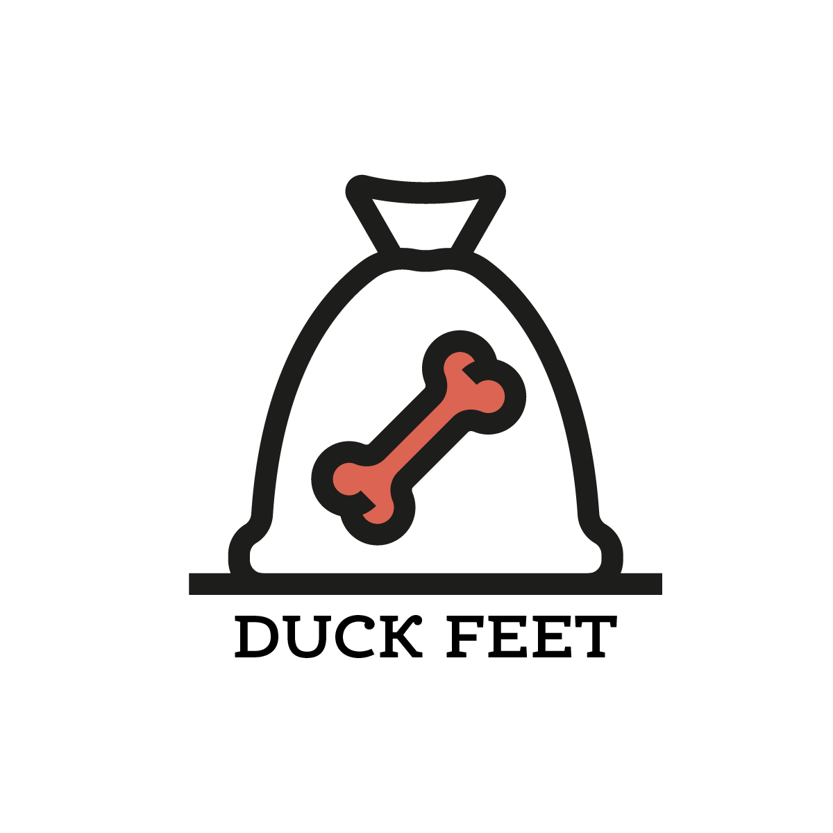 Air Dried Duck Feet 15pc Top Dog Food & Supply